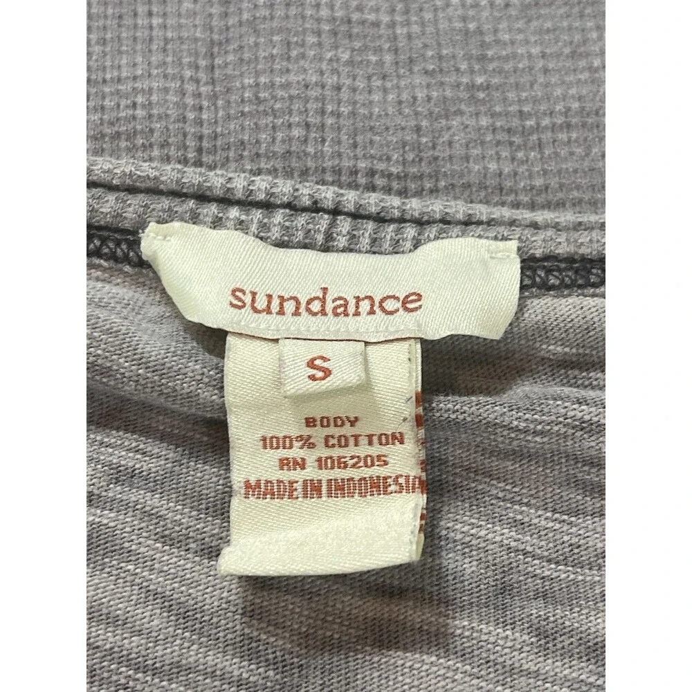 Sundance Grayish Purple Waffle Oversized Tunic Top S